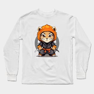 Lion Ninja Beast Long Sleeve T-Shirt